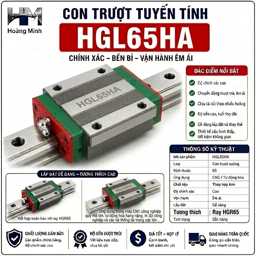 Con trượt tuyến tính HGL65HA