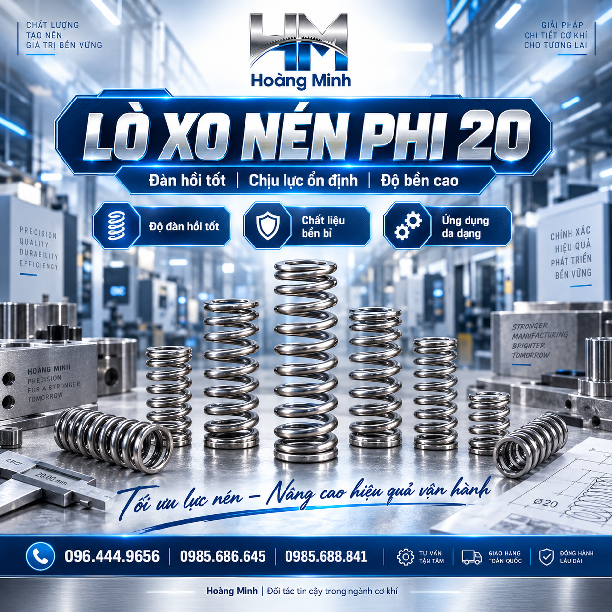 Lò xo nén phi 20