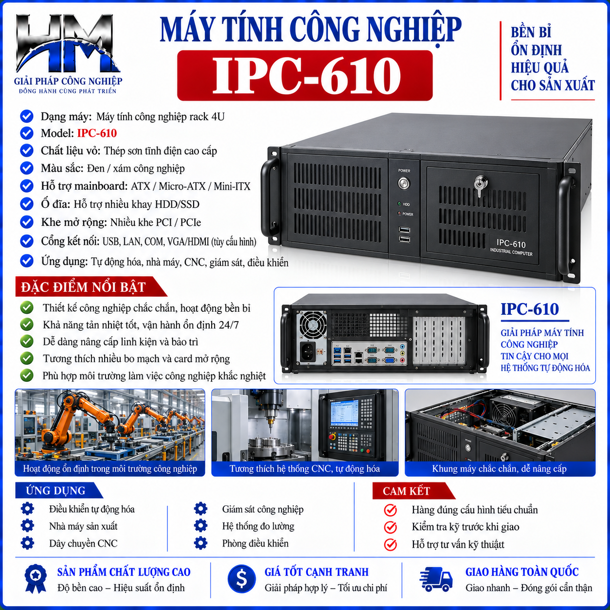Máy tính công nghiệp IPC-610