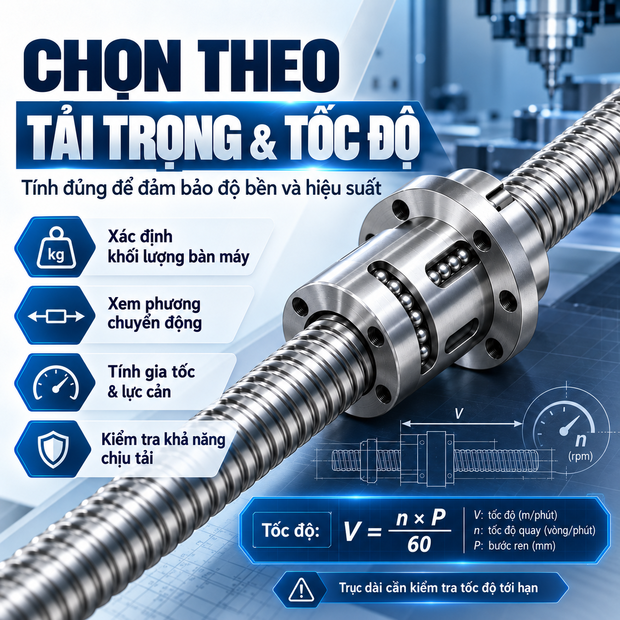 cách chọn vít me bi 03