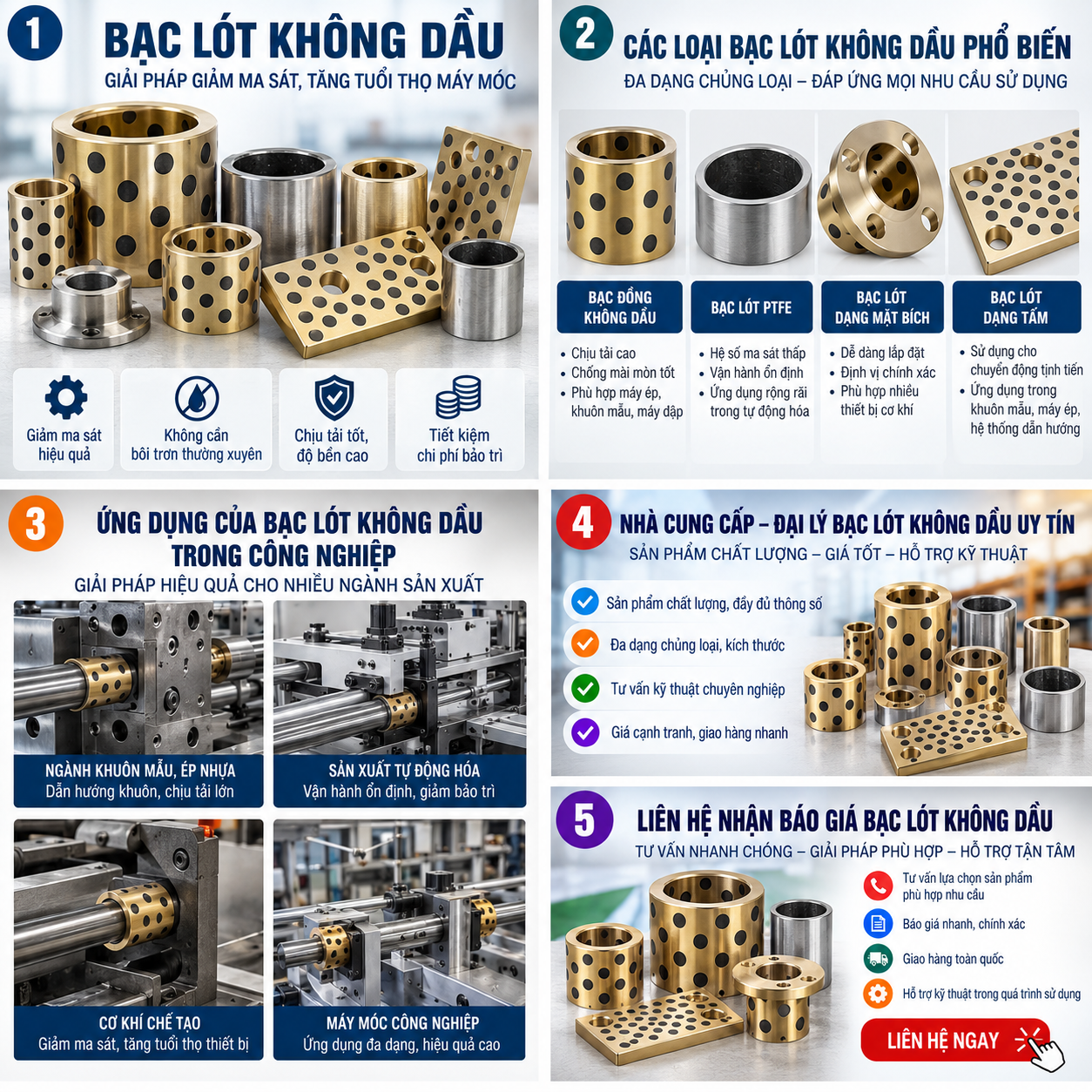 nhà cung cấp bạc lót không dầu 01